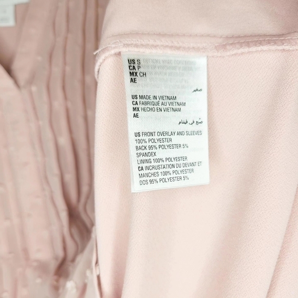 Charter Club Women's Double Ruffle Pintuck Long Sleeve Bohemian Blouses Small - Picture 6 of 6